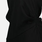 Image de la robe Black Barana par Iro pour femmes - Saison Printemps-Été 2025 - Détail 5