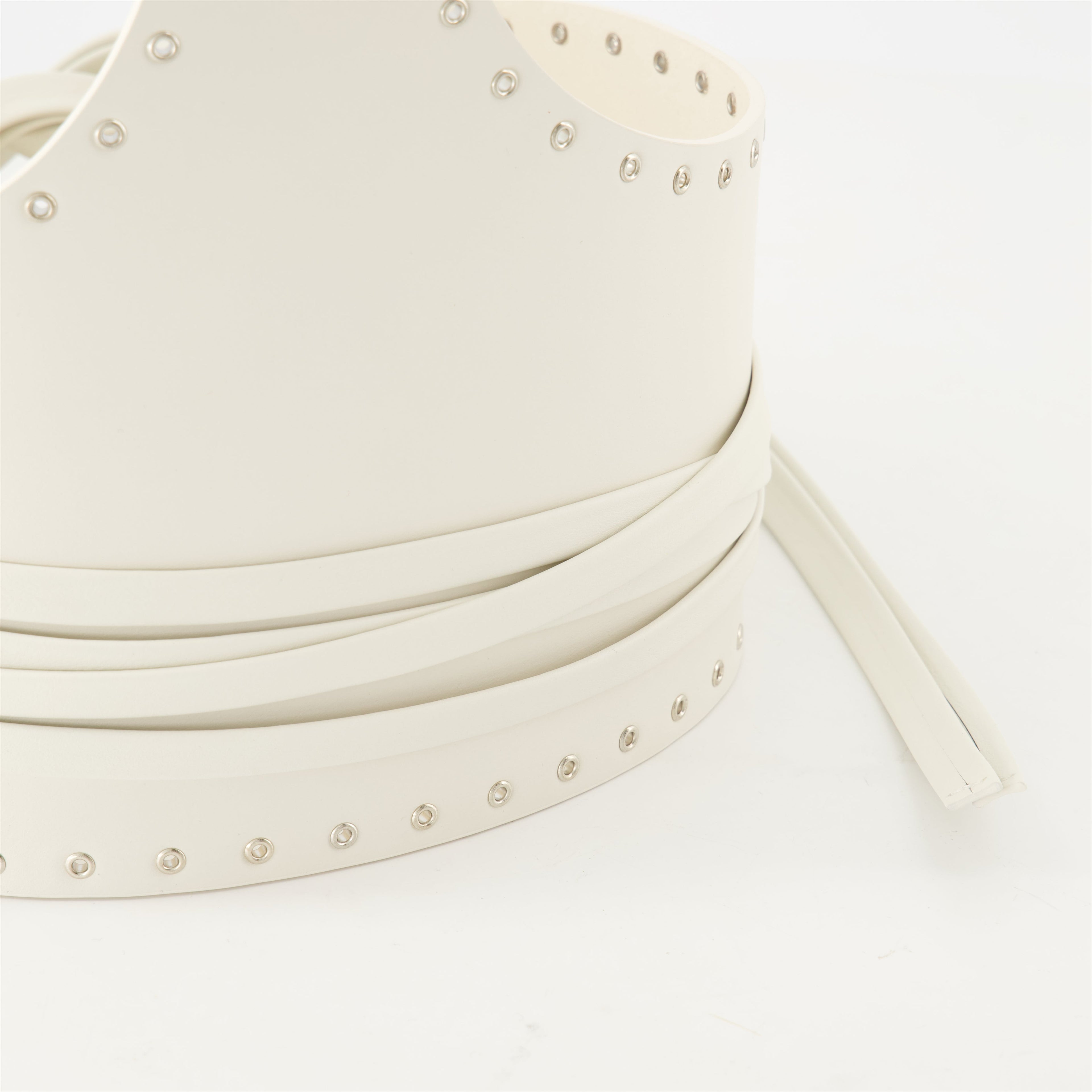 leather belt, Lanny belt, white belt, corset design, fashion accessory