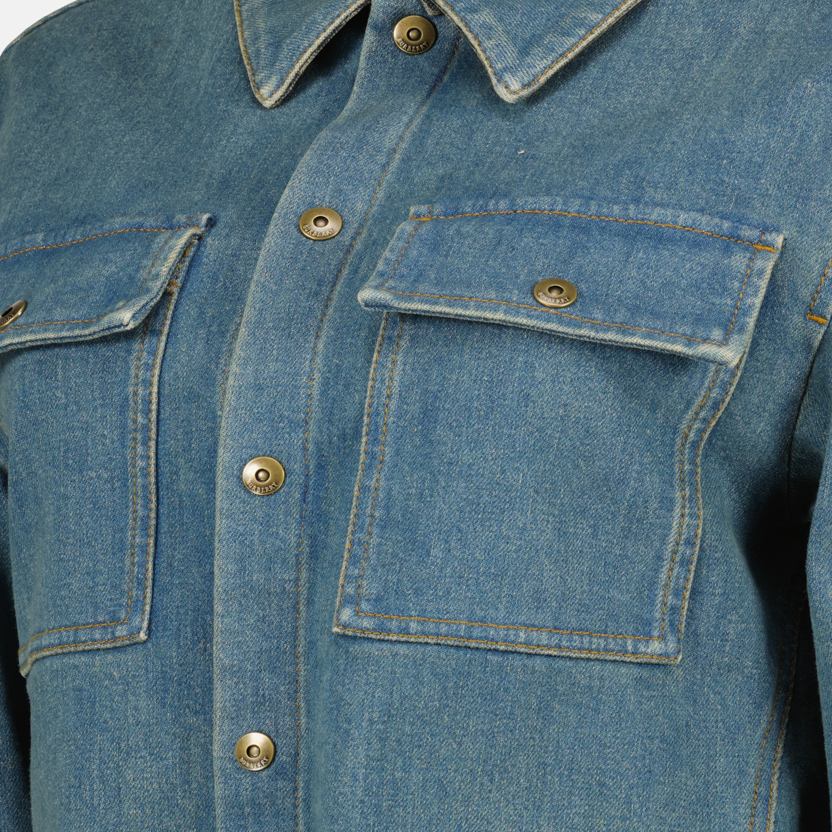 Blue Denim Shirt - Burberry - Women | WE IN STYLE