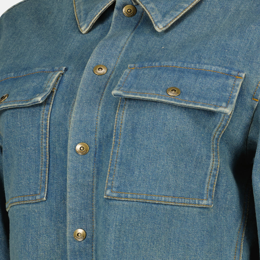 Camicia in Denim Blu
