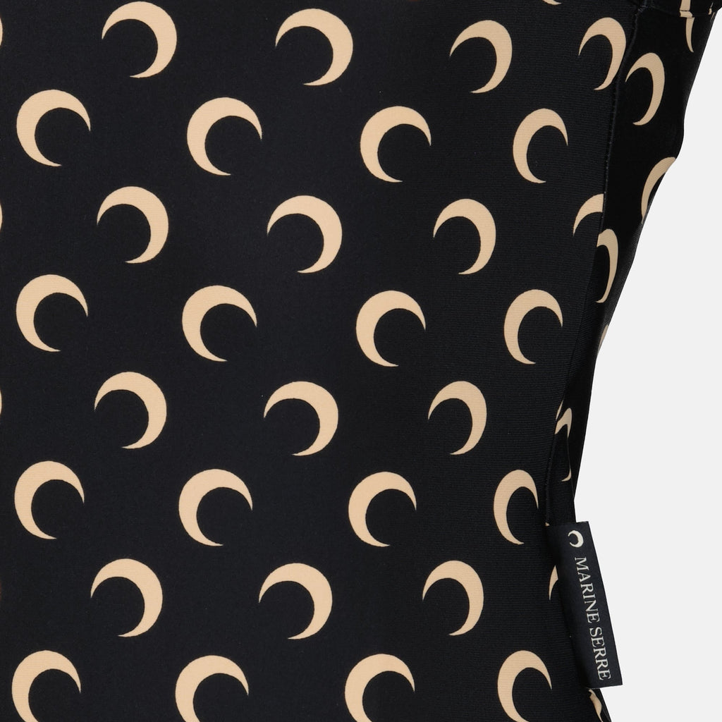 Einteiliger Badeanzug Moon Schwarz