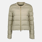 Image of Mauvezin Beige Down Jacket by Moncler for Women - Season Autumn-Winter 2025 - Front View