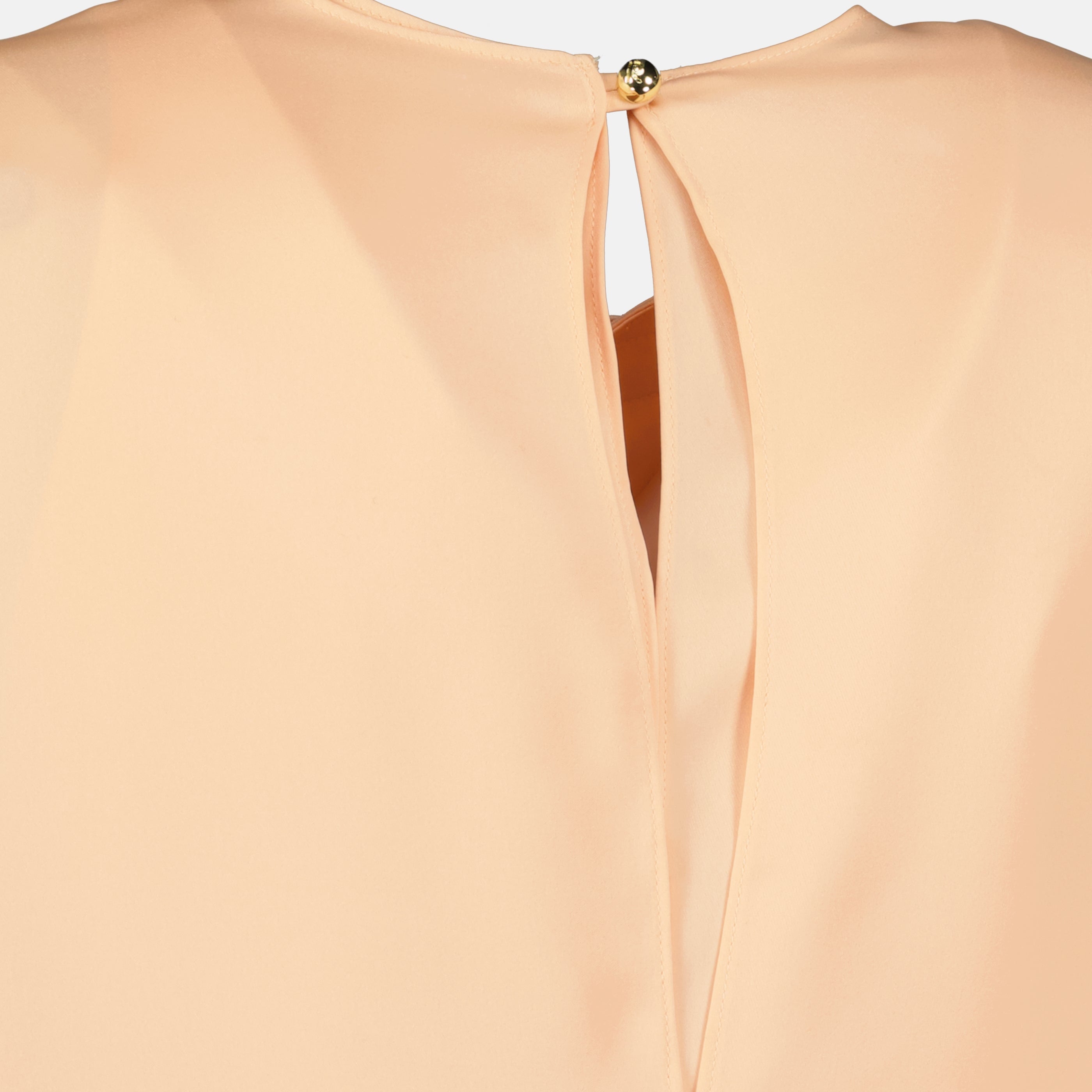 Satin Bluse mit langen Ärmeln