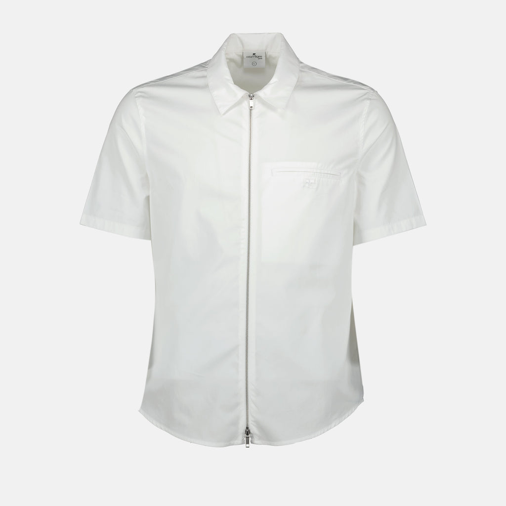 Short Sleeve Zip Shirt