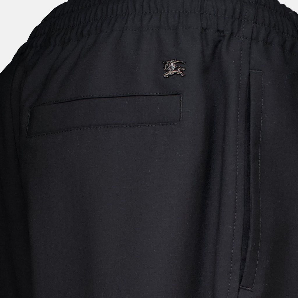 Black Wool Trousers