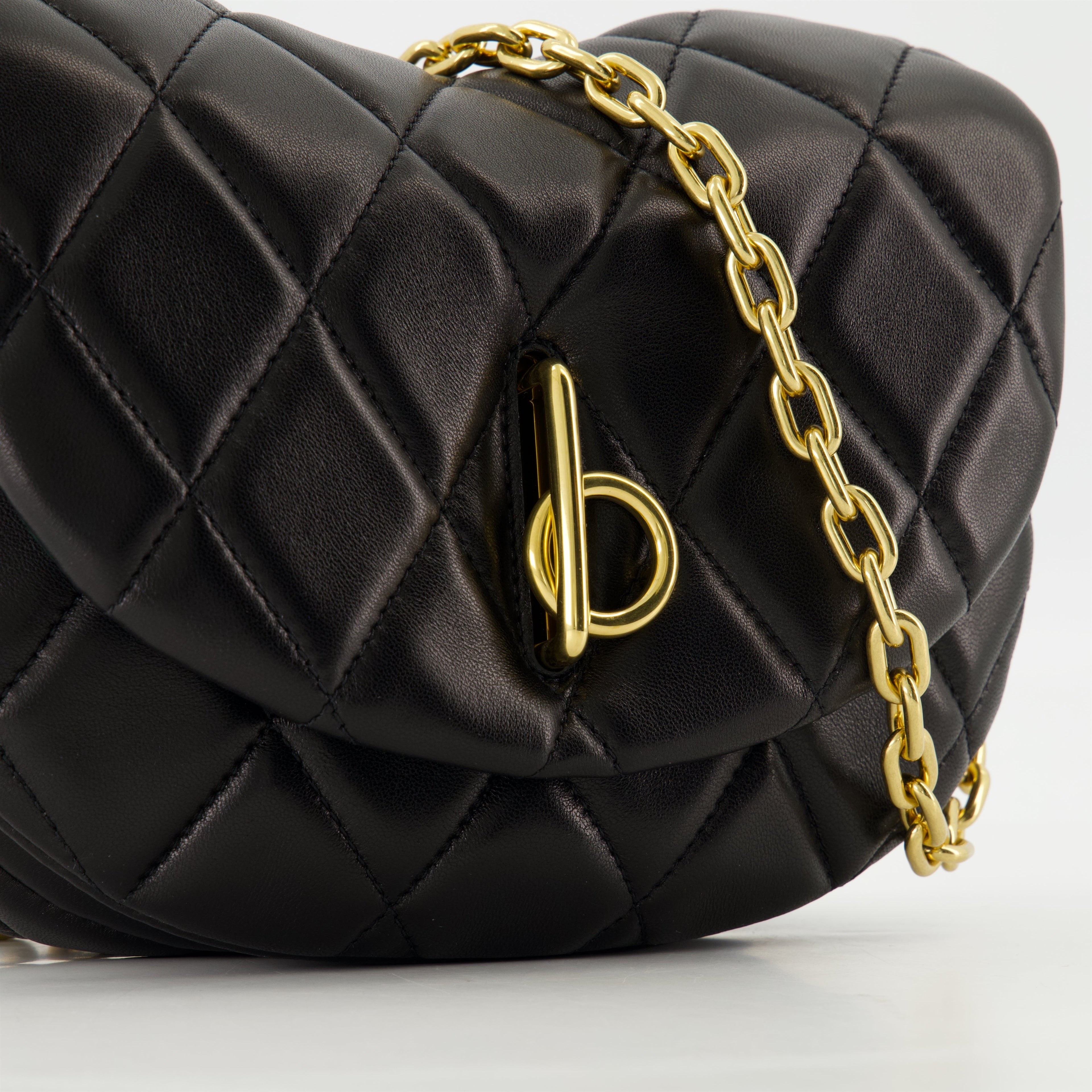 Rocking Horse bag, quilted leather bag, Burberry accessory, designer handbag, luxury leather bag