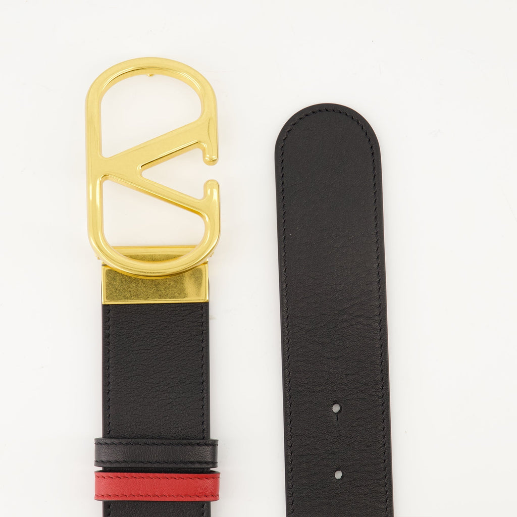 Valentino belt, reversible belt, VLogo Signature, leather belt, fashion accessories