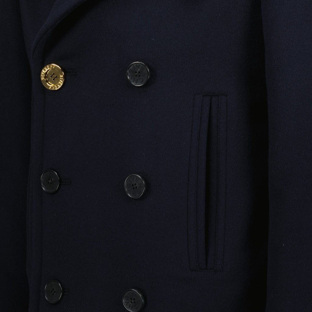 GIVENCHY blazer, double-breasted wool, classic collar blazer, mid-length jacket, elegant outerwear