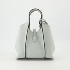 Tod's bag, T Timeless bag, blue leather bag, designer tote, luxury accessories