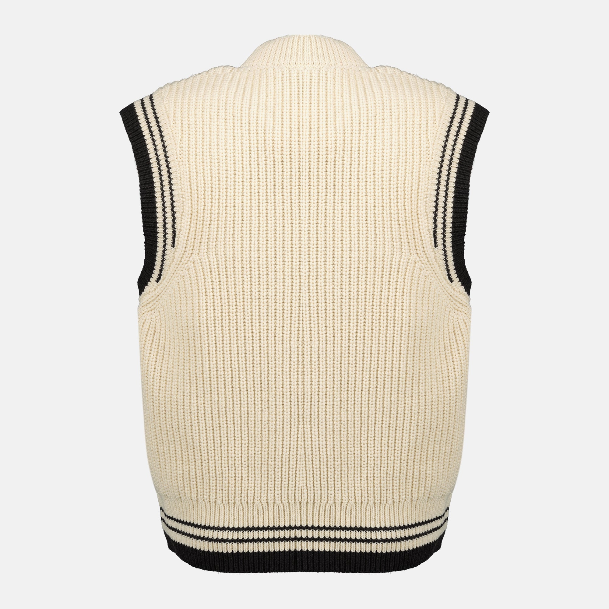 de Coeur Beige Sleeveless Sweater - Ami PARIS - Women | WE IN STYLE