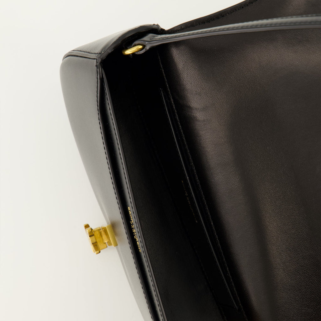 Saint Laurent bag, Voltaire Mini Bag, black leather bag, luxury accessories, designer handbags