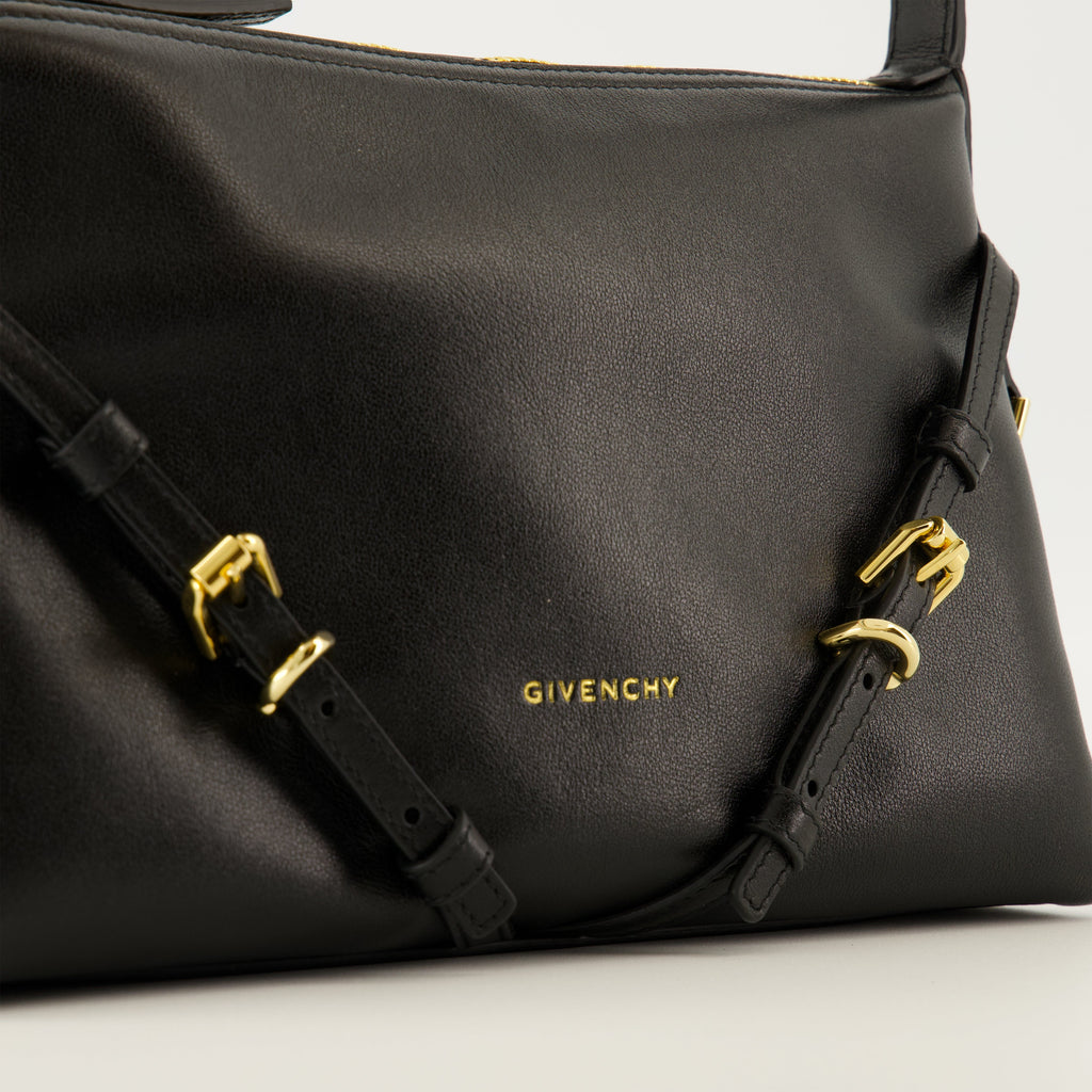 Givenchy Sac Voyou, mini leather handbag, elegant calf leather bag, adjustable strap bag, designer accessories