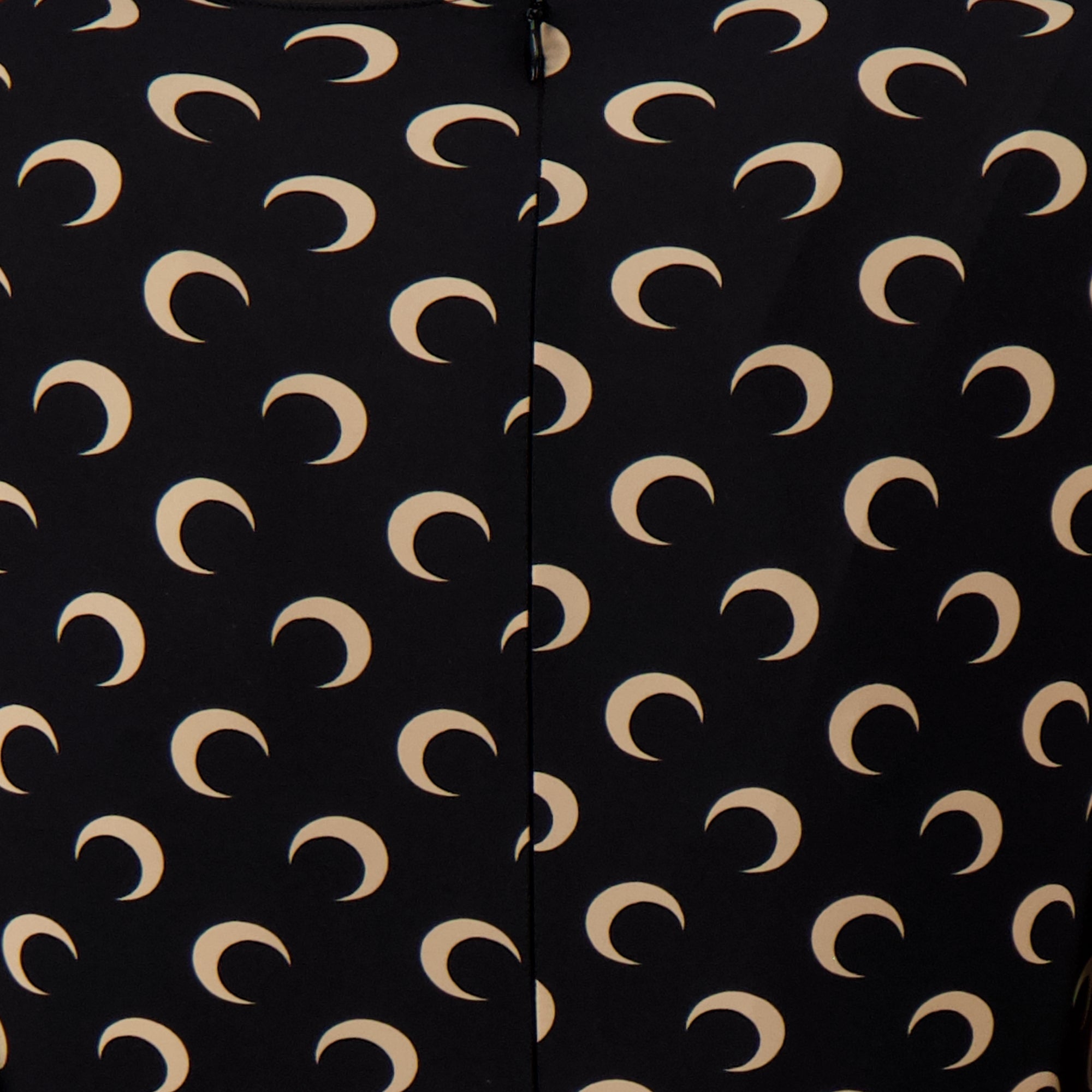 Marine Serre jumpsuit, Long Jersey Moon, autumn fashion, black jumpsuit, Moon pattern