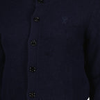 navy cardigan, cashmere cardigan, AMI Paris, women's luxury cardigan, Autumn-Winter collection