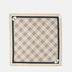 Burberry scarf, silk accessory, check print scarf, vintage design scarf, designer scarves