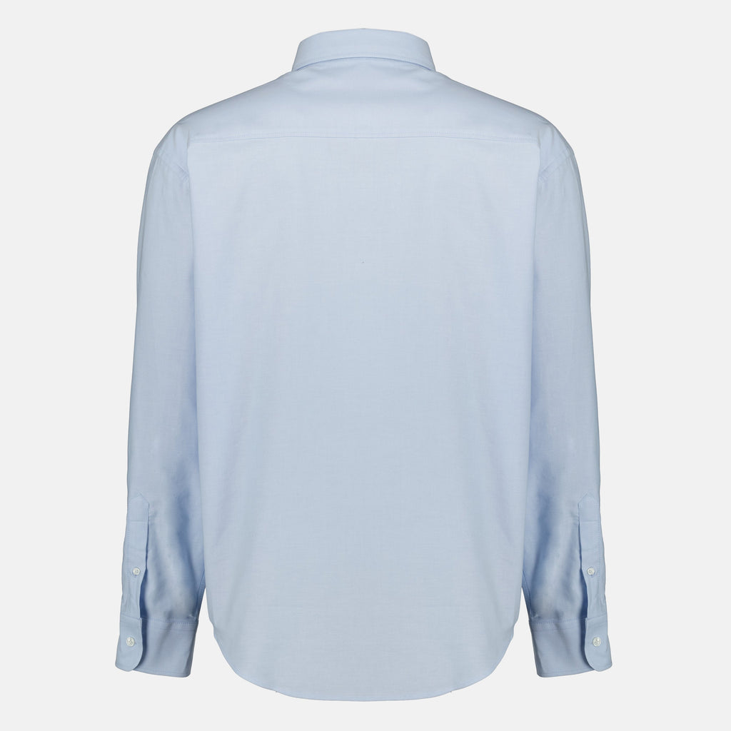 Camisa de Algodão Azul