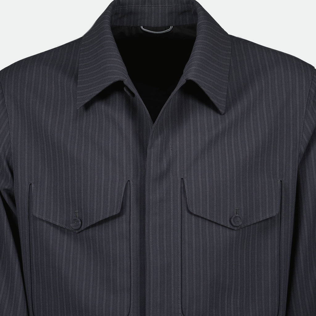 Image du blazer en laine rayé de Dior pour hommes - Saison printemps-été 2025 - Détail 1