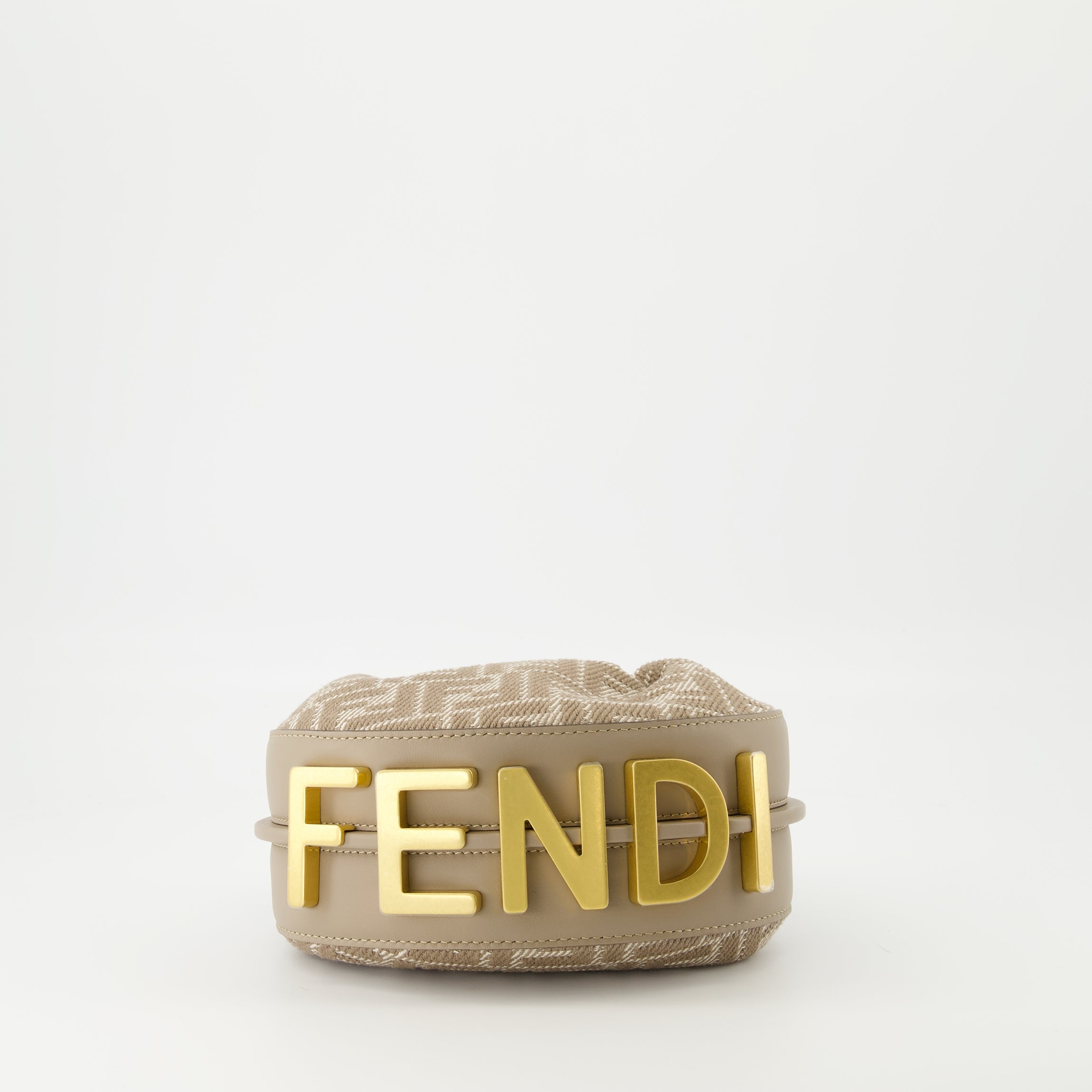 Fendigraphy mini bag, Fendi accessories, chic handbags, designer bags, brown denim bag
