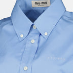 Camisa de Popelín Azul