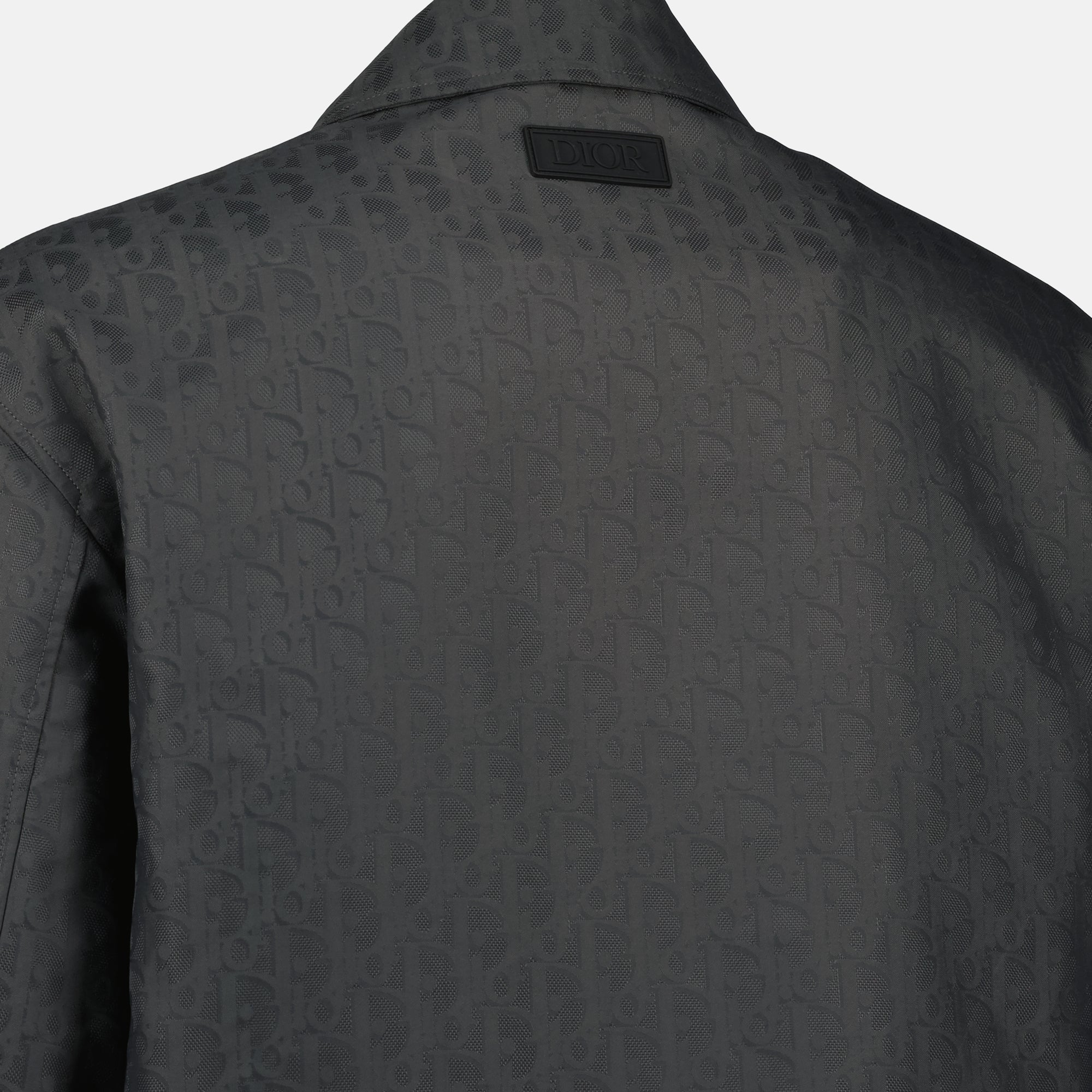 Dior jacket, grey jacket, Dior Oblique, men's outerwear, luxury fashion