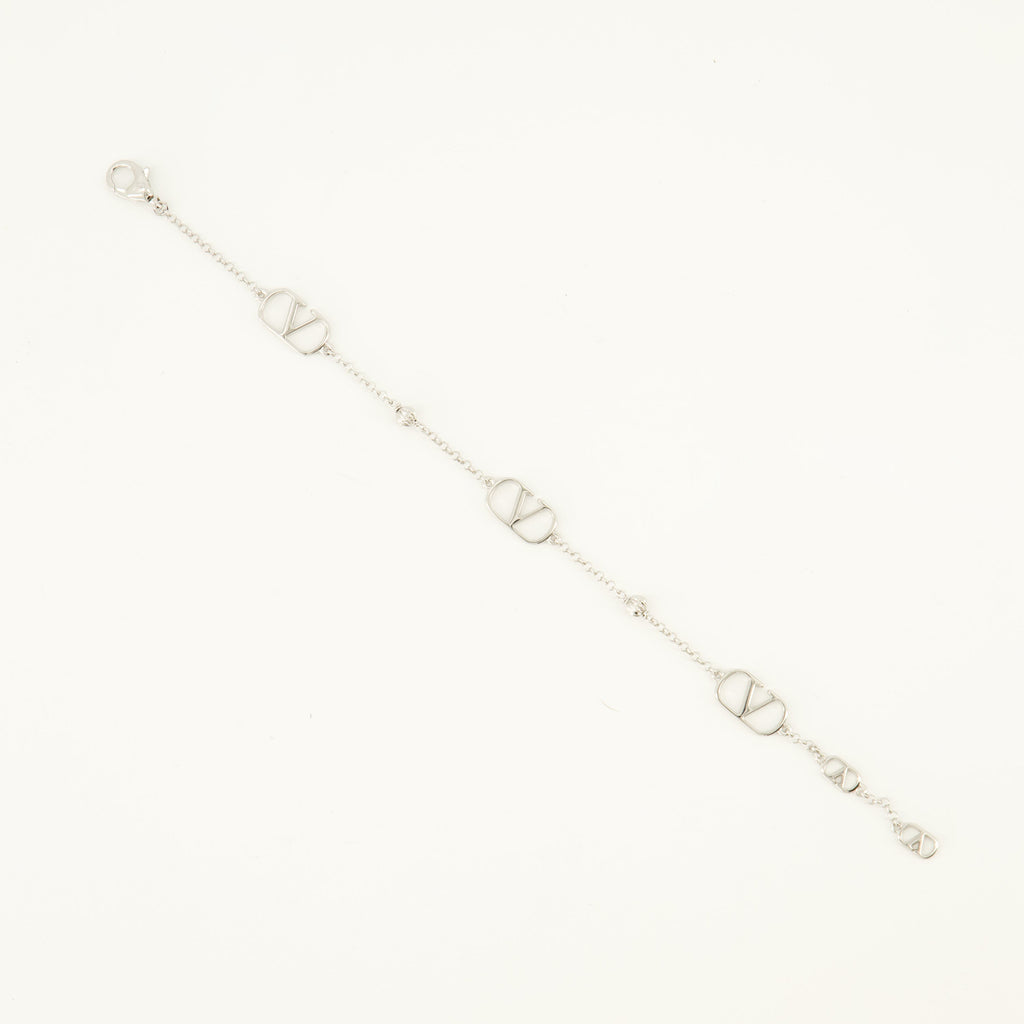 VLogo-Armband aus Metall
