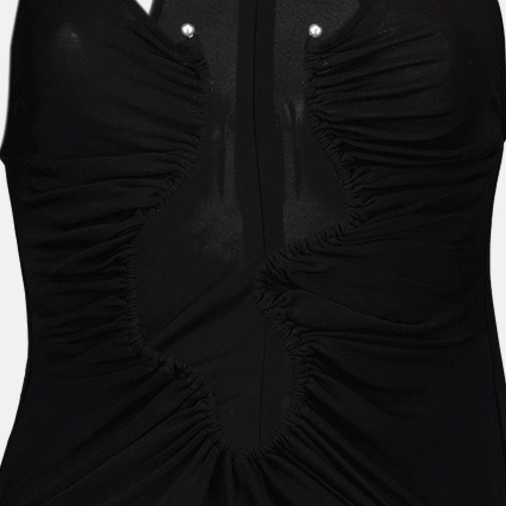 Salacia dress, Christopher Esber, black dress, viscose dress, mini dress