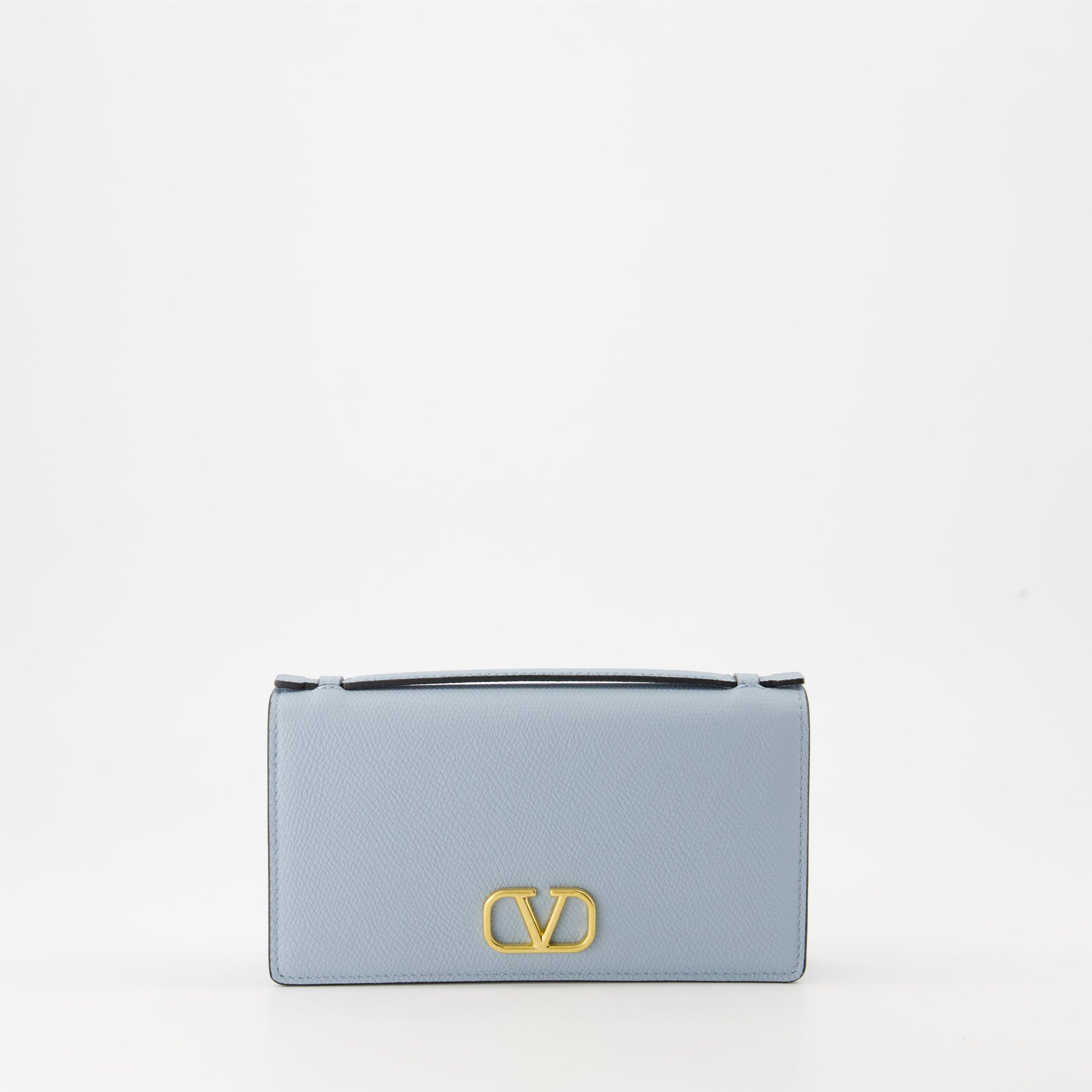 VLogo wallet, leather wallet, chain wallet, Valentino Garavani, luxury wallet