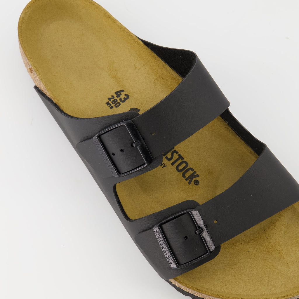 Birkenstock sandals, Arizona Birko-Flor, comfortable footwear, summer sandals, black sandals