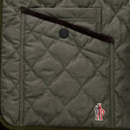 Gilet kaki matelassé en duvet