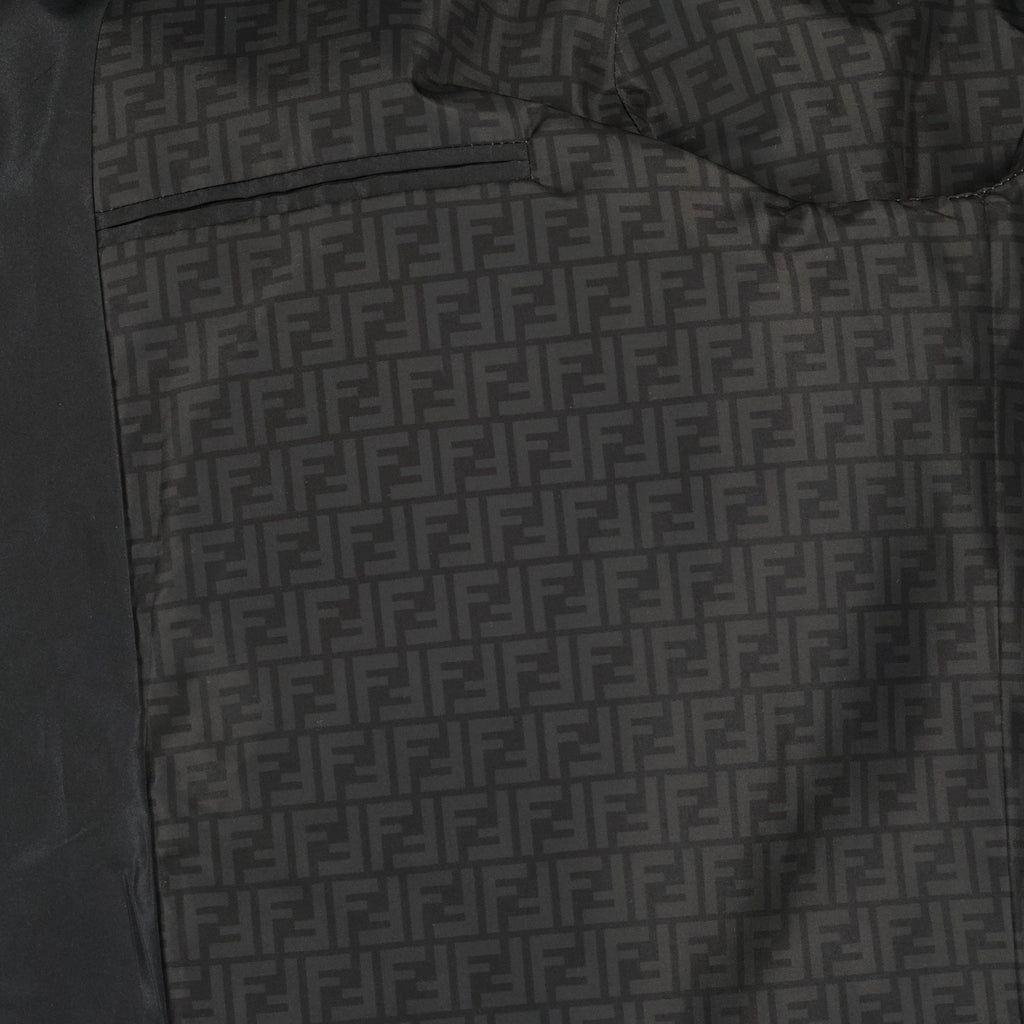 Image of Black Nylon Jacket by Fendi for Men - Season Spring-Summer 2026 - Detail View 2