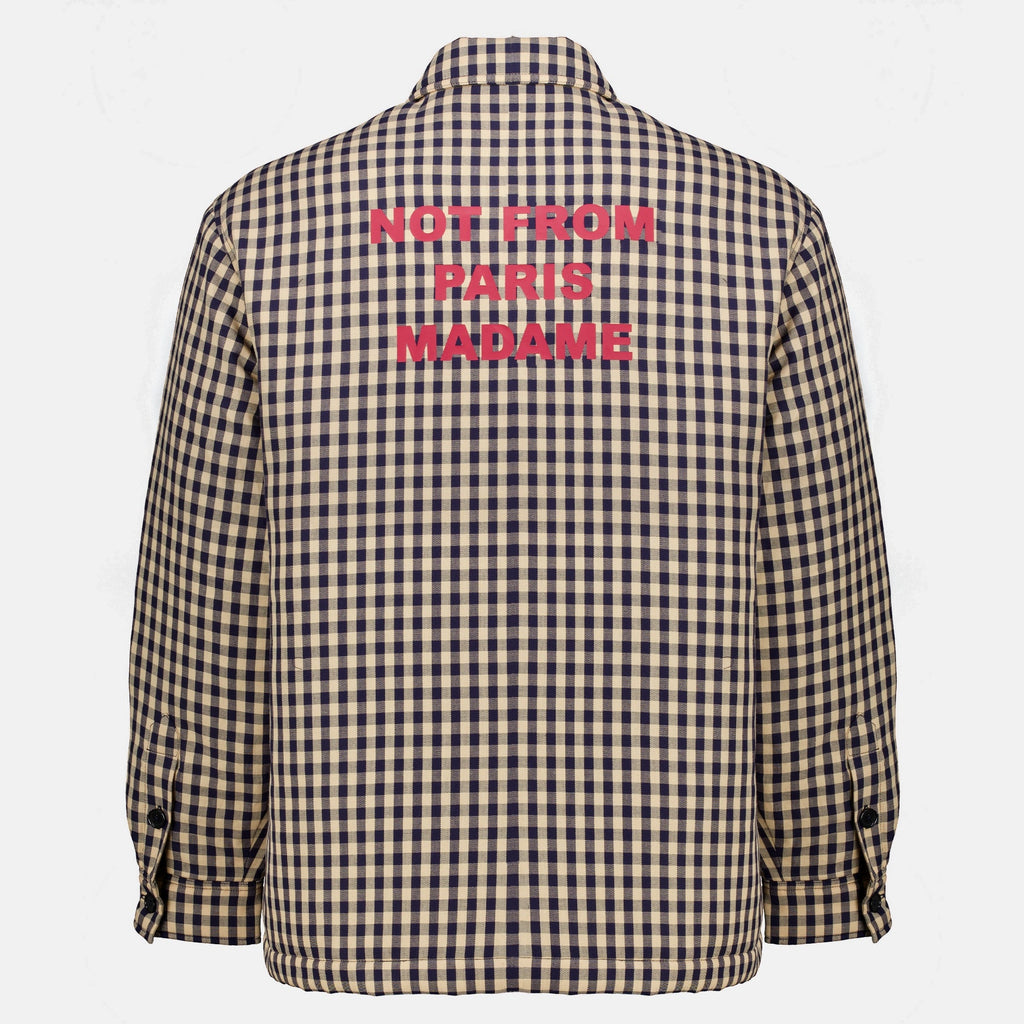 Plaid Brown Overshirt - Drôle de Monsieur