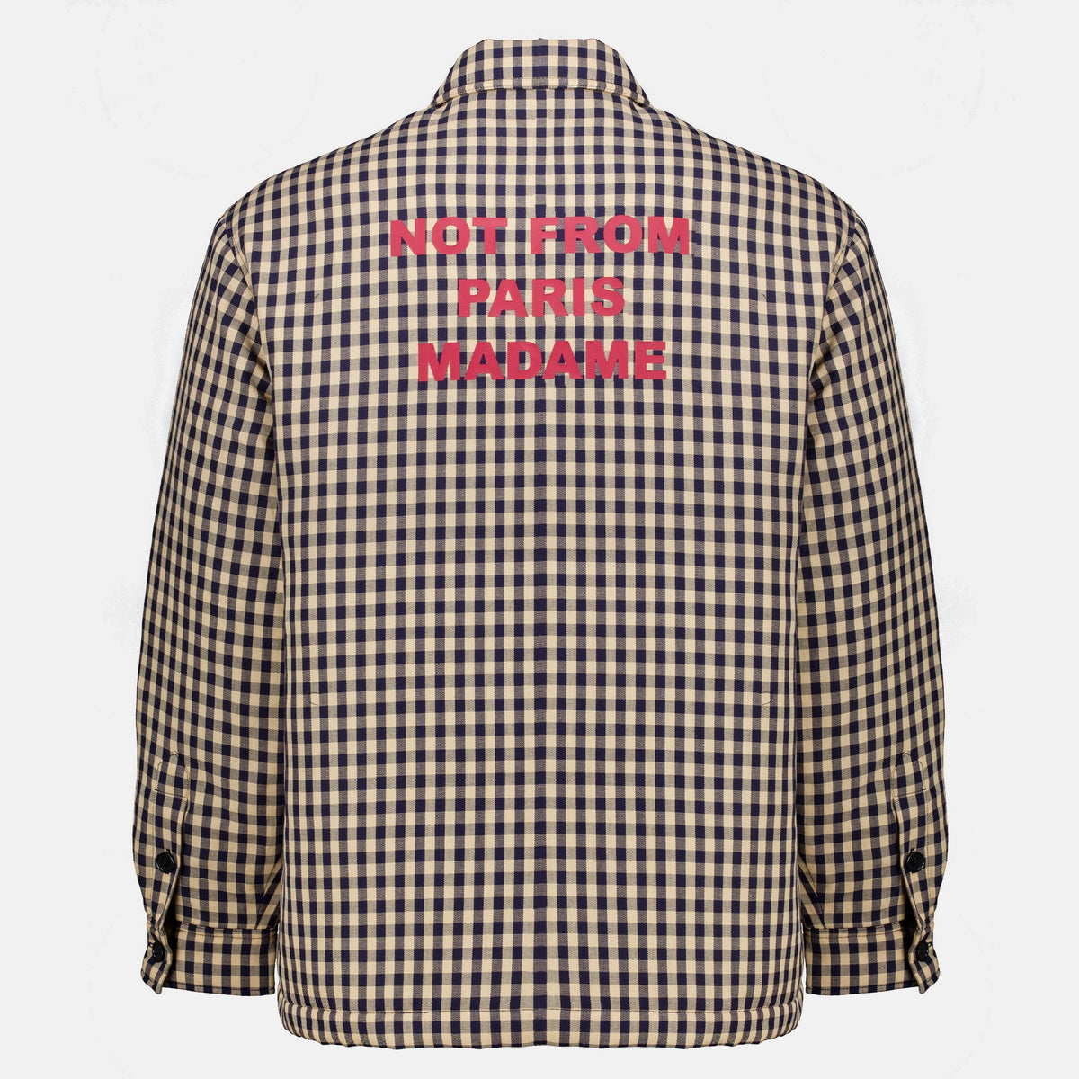 Plaid Brown Overshirt - Drôle de Monsieur