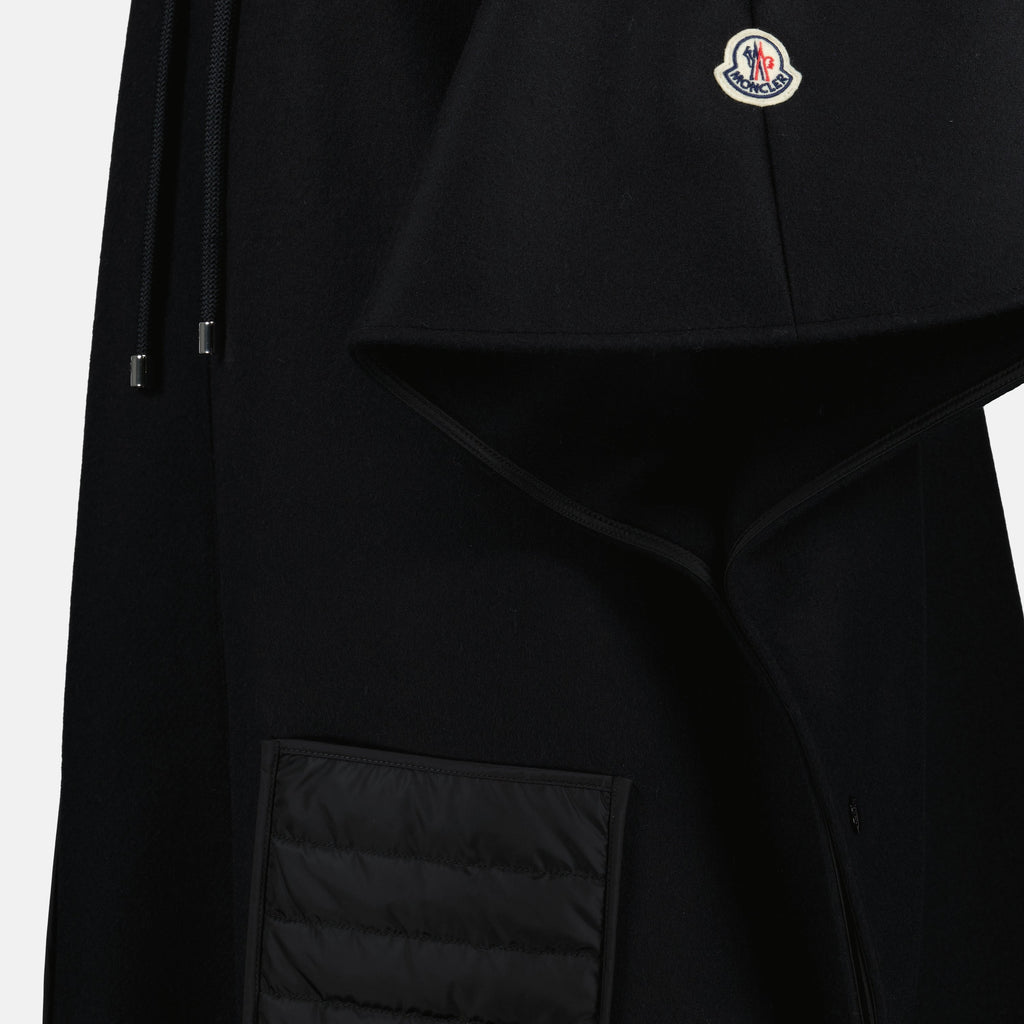 Moncler cape, hooded cape, designer outerwear, women's fashion, autumn-winter collection