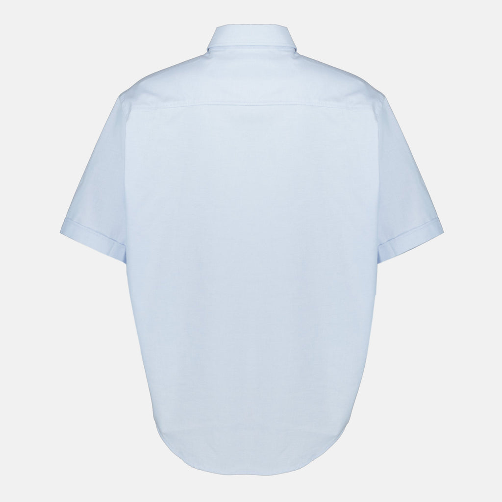 Image of Boxy Shirt Ami de Coeur Blue by Ami PARIS for Men - Season Spring-Summer 2026 - Product detail view 1