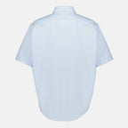 Ami PARIS의 남성용 Boxy Shirt Ami de Coeur Blue - 2026 봄-여름 시즌 - 제품 상세 보기 1 이미지