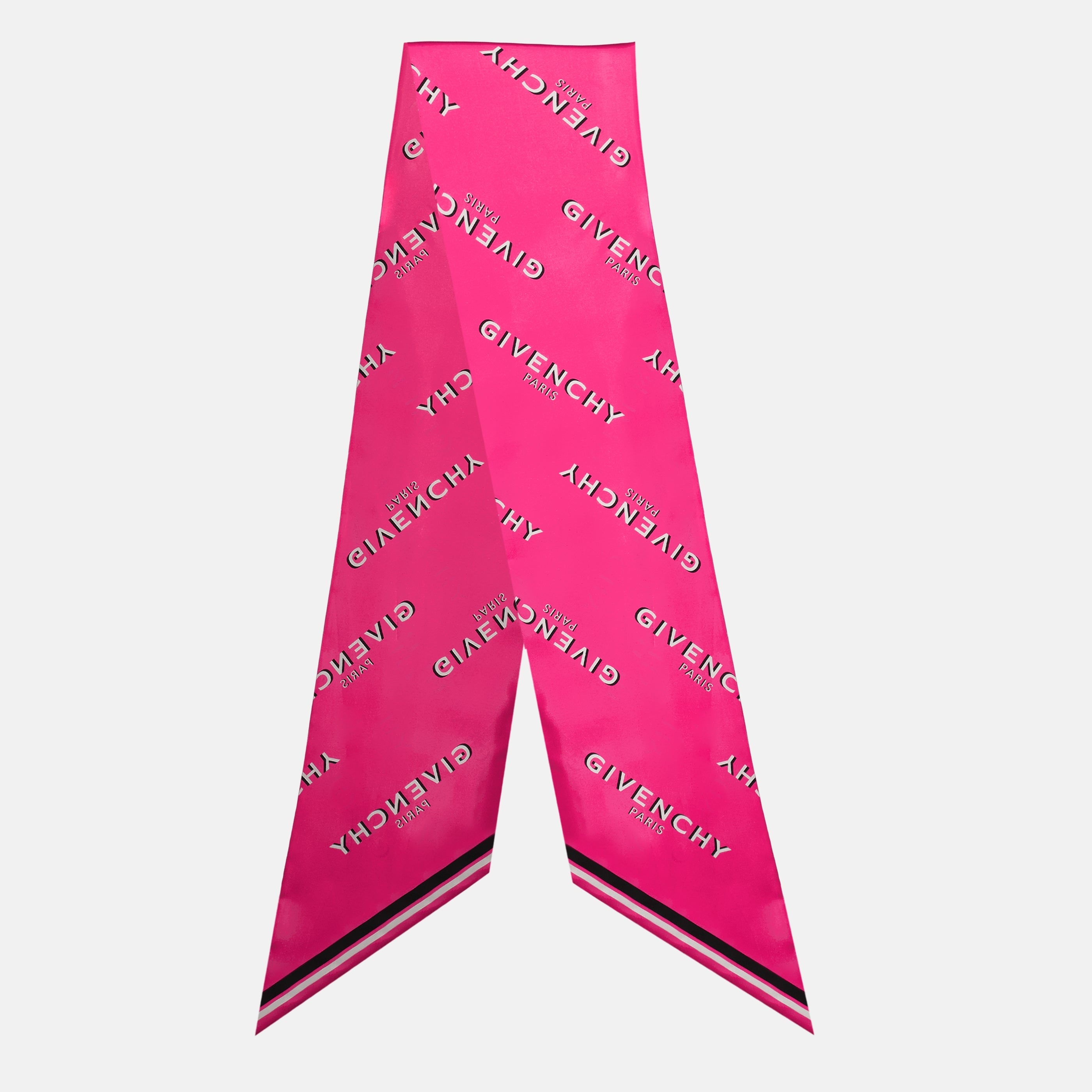 Maxi Bandeau en Soie Shadow Rose