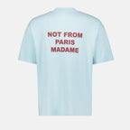 Light Blue Slogan T-shirt