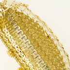 Goldene Messingtasche