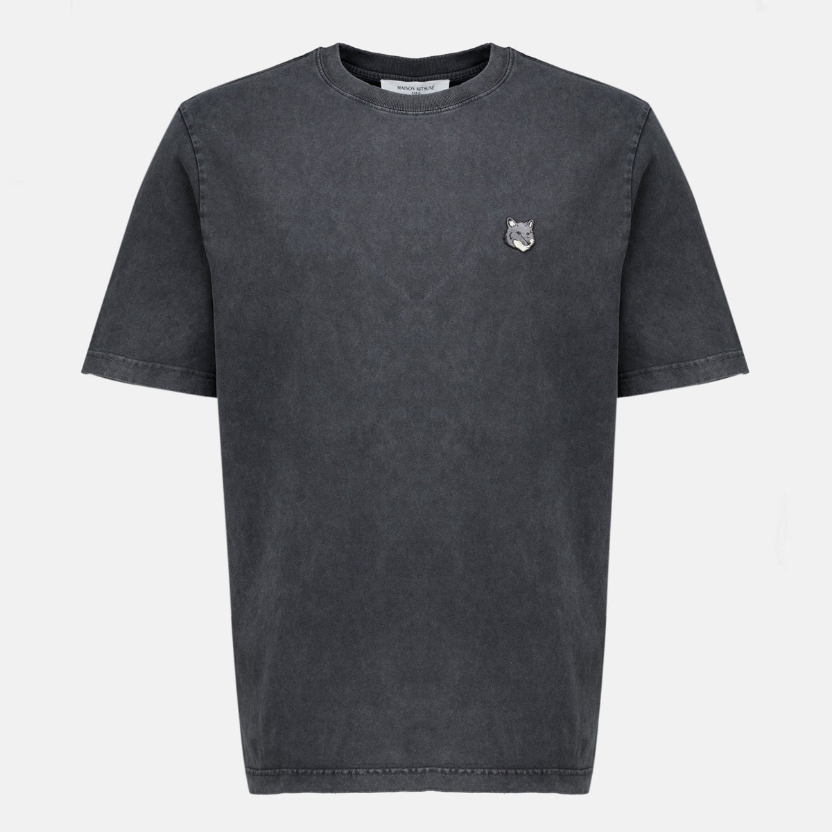 Camiseta gris con bordado Fox