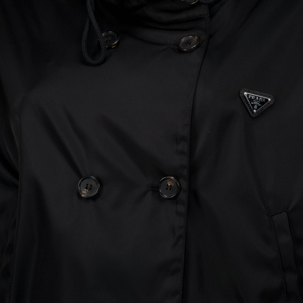 Parka nera Re-Nylon