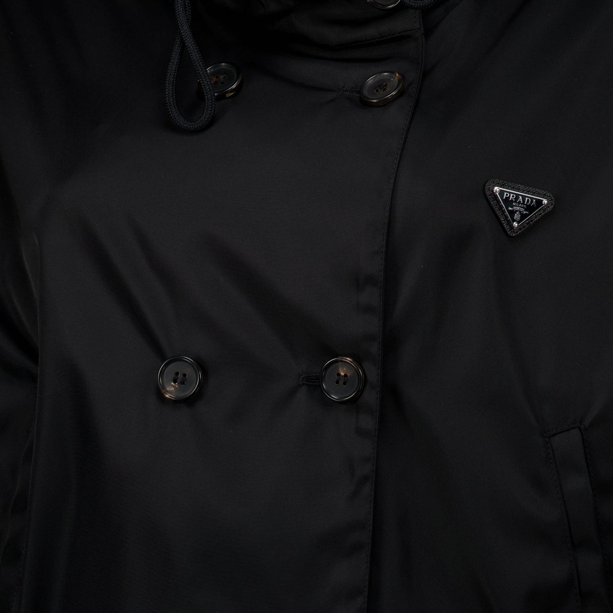 Parka nera Re-Nylon