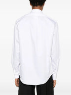 Alexander McQueen, men's luxury shirt, white military pocket shirt, high-end fashion, designer men's clothing