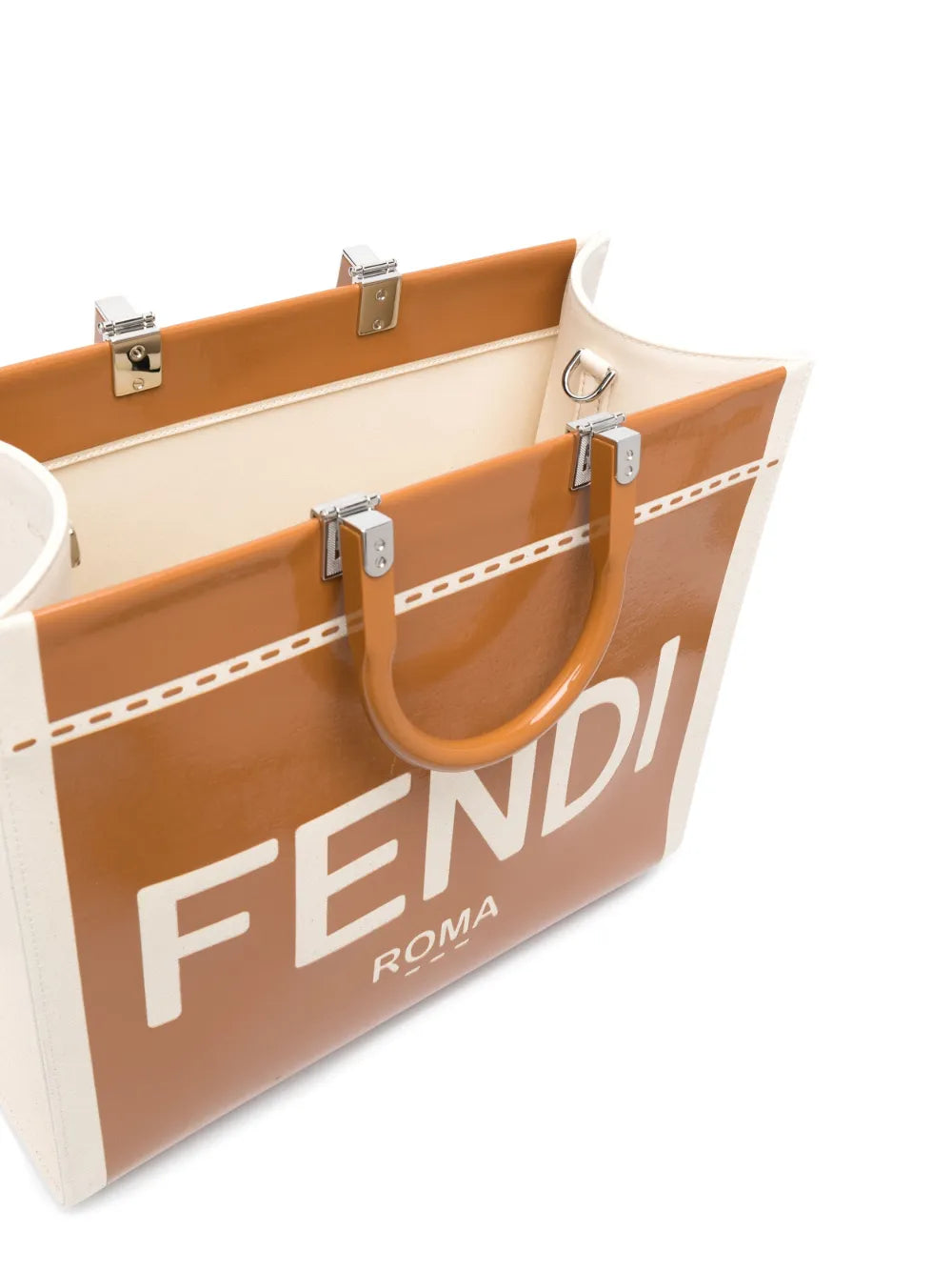 Fendi Sunshine tote, luxury handbag, brown tote bag, high-end accessories, women's designer bag