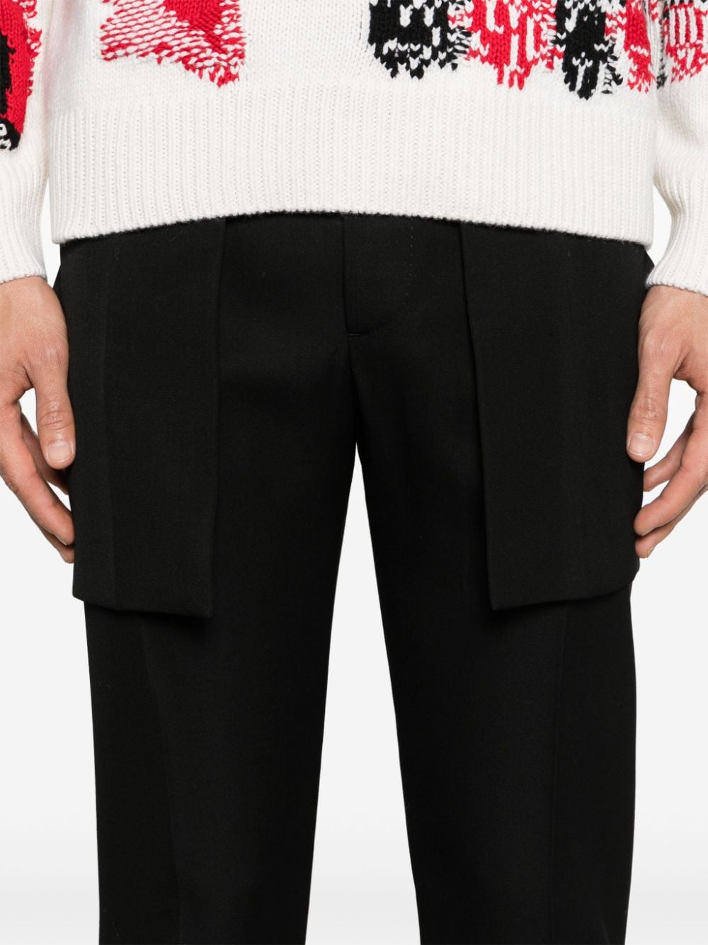 Alexander McQueen, wool pants, men's luxury pants, designer trousers, tailored fit