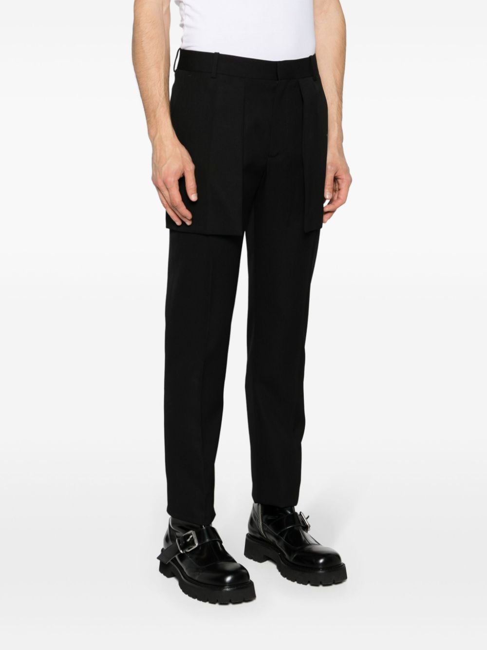 Alexander McQueen, wool pants, men's luxury pants, designer trousers, tailored fit