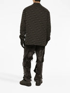 회색 모노그램 셔츠