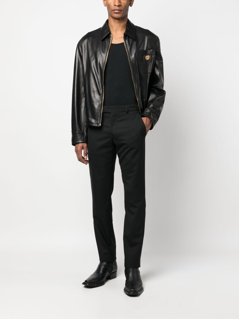 Versace trousers, Medusa City Trousers, luxury men's pants, designer men's trousers, high-end men's fashion