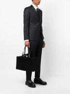 Valentino Garavani, luxury tote, men's designer bag, iconographe canvas, high-end fashion accessories