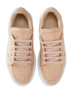 luxury sneakers, Giuseppe Zanotti, beige rosé leather sneakers, high-end footwear, exclusive sneakers