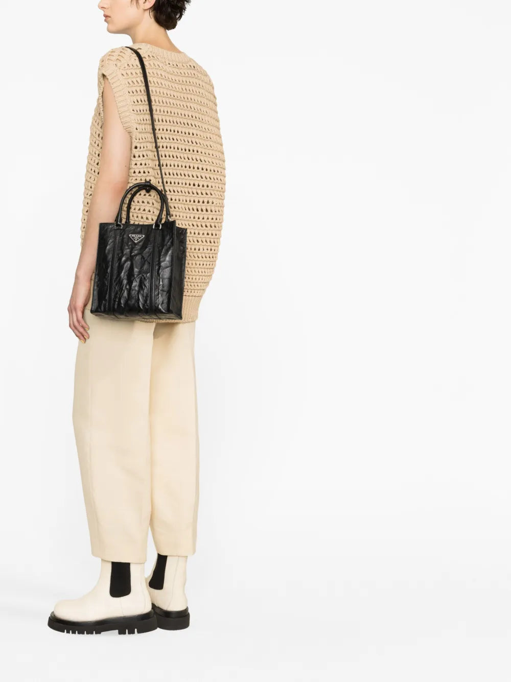 Prada, Mini Nappa Leather Tote Bag, Women's Luxury Bag, Designer Handbag, High-End Accessories